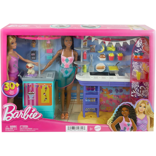 Barbie Brooklyn ve Malibu'nun Sahildeki Yiyecek Standı HNK99