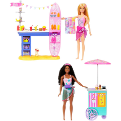 Barbie Brooklyn ve Malibu'nun Sahildeki Yiyecek Standı HNK99