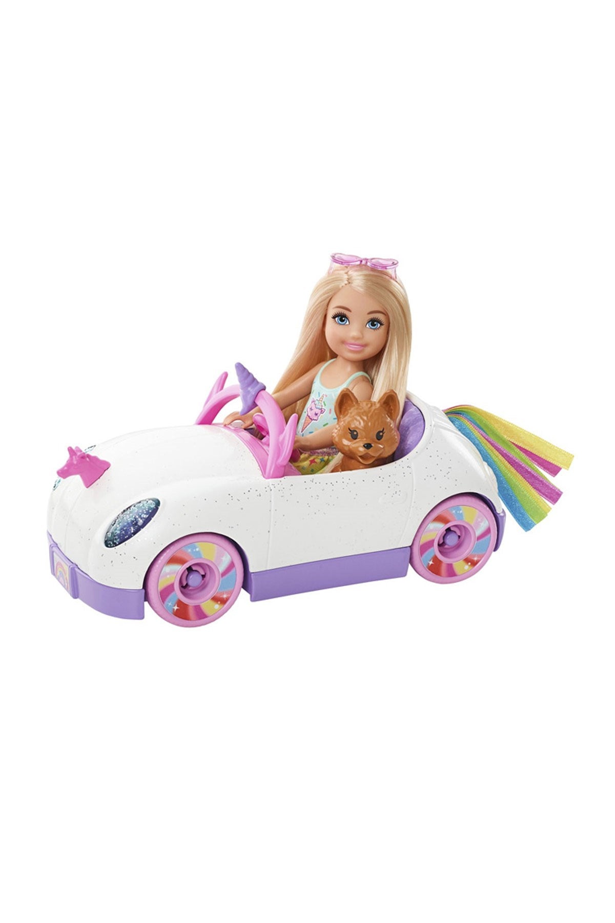 Barbie Chelsea Bebek ve Arabası GXT41