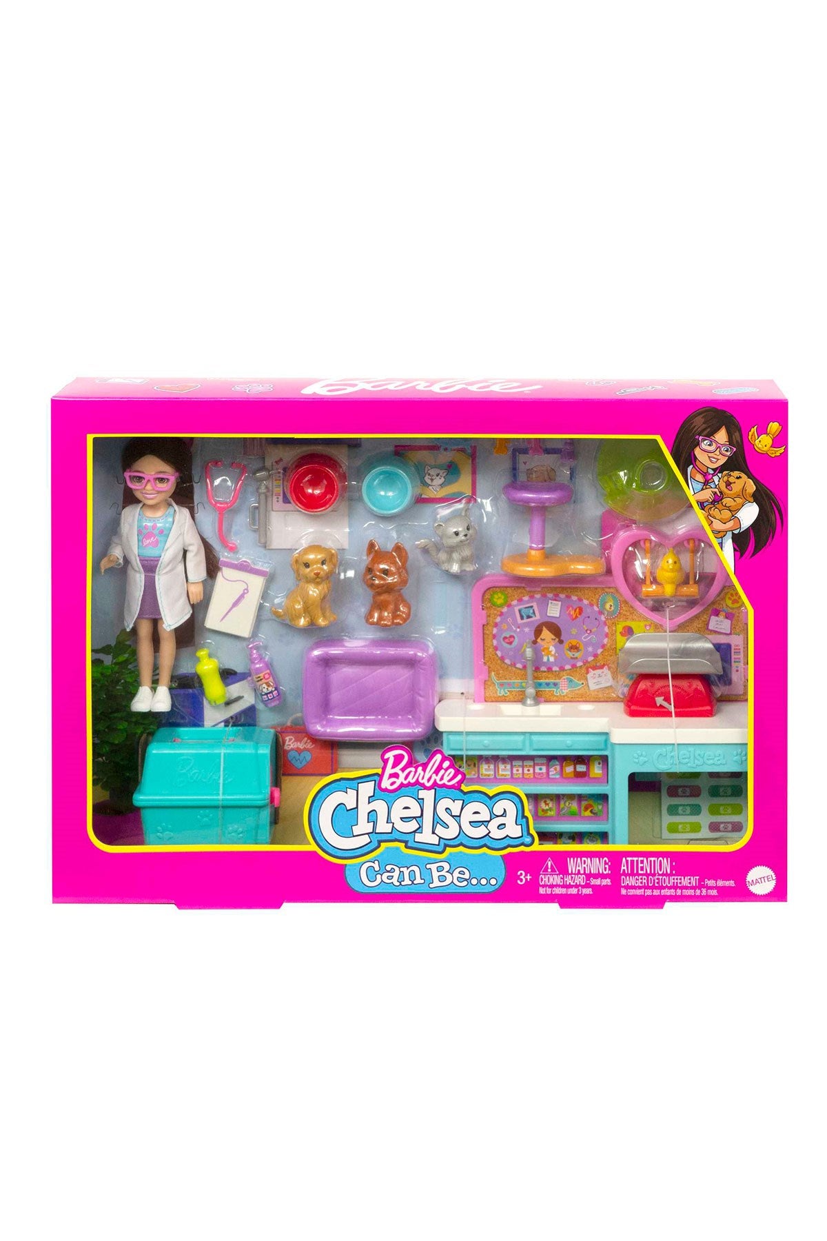 Barbie Chelsea Meslekleri Öğreniyor Veteriner Oyun Seti