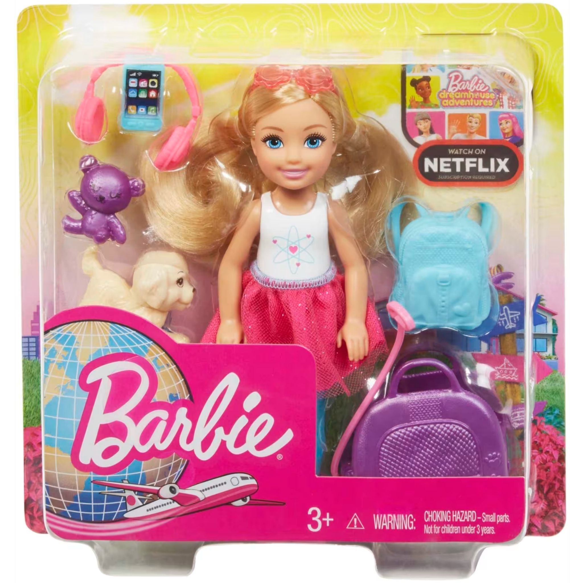 Barbie Chelsea Seyahatte ve Aksesuarları FWV20