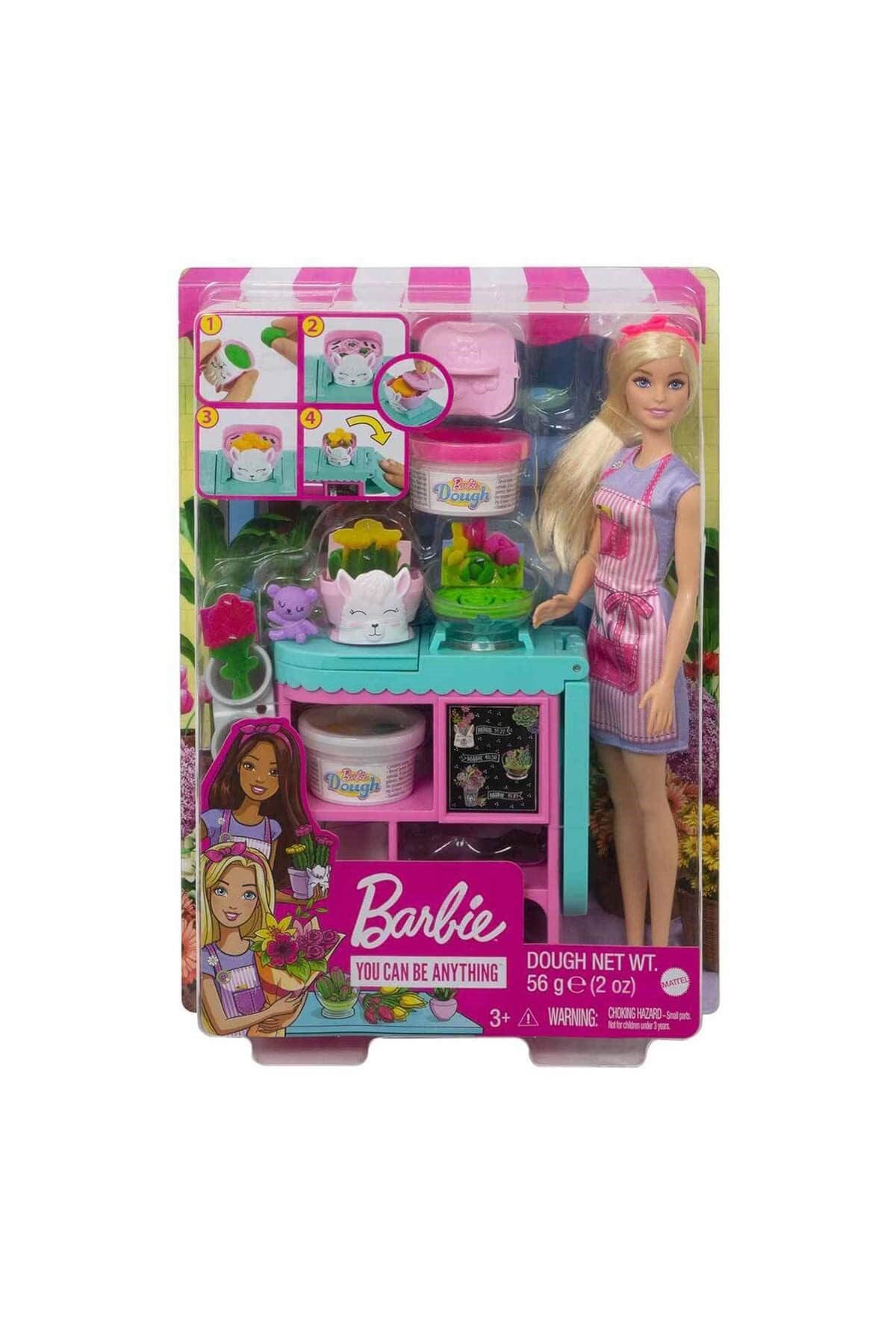 Barbie Çiçekçi Bebek ve Oyun Seti GTN58