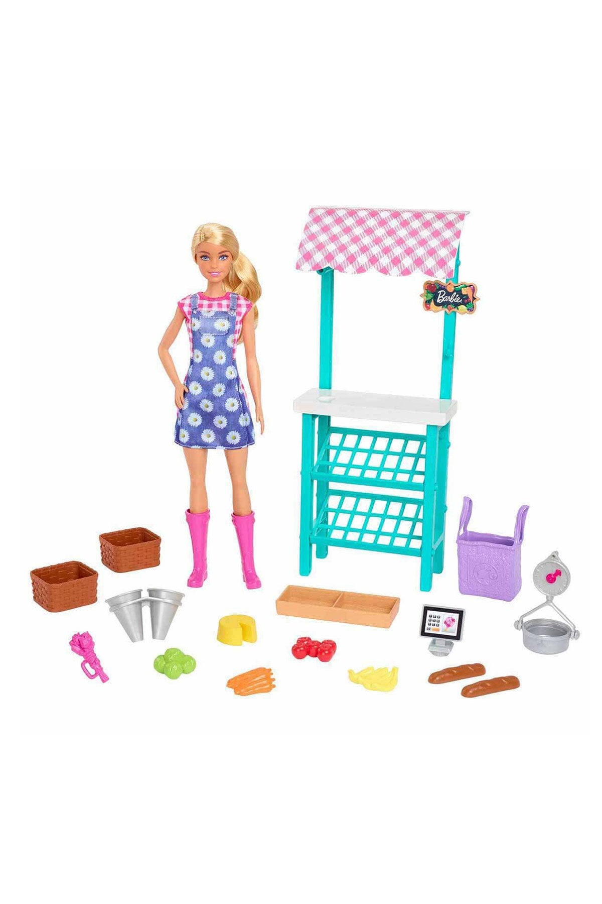 Barbie Çiftçi Pazarı Oyun Seti