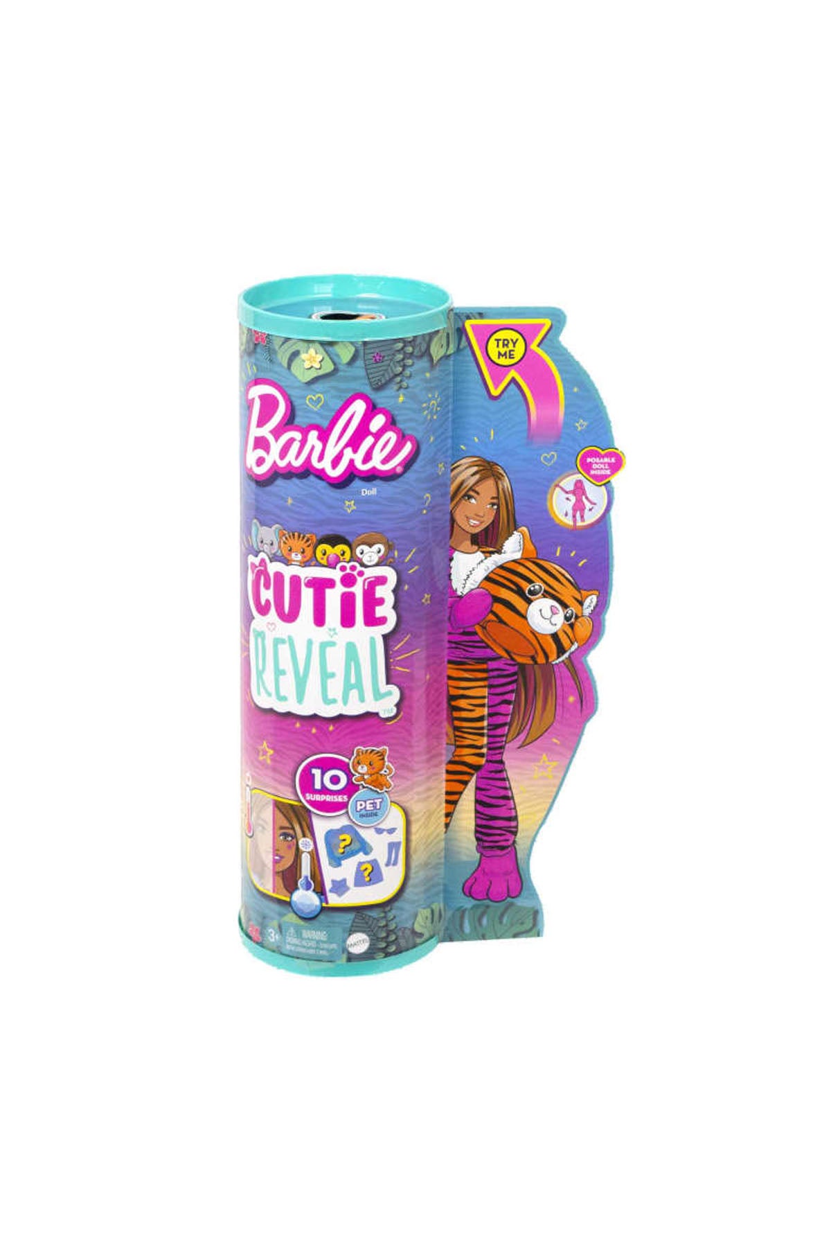 Barbie Cutie Reveal Bebekler Barbie Tropikal Orman Serisi