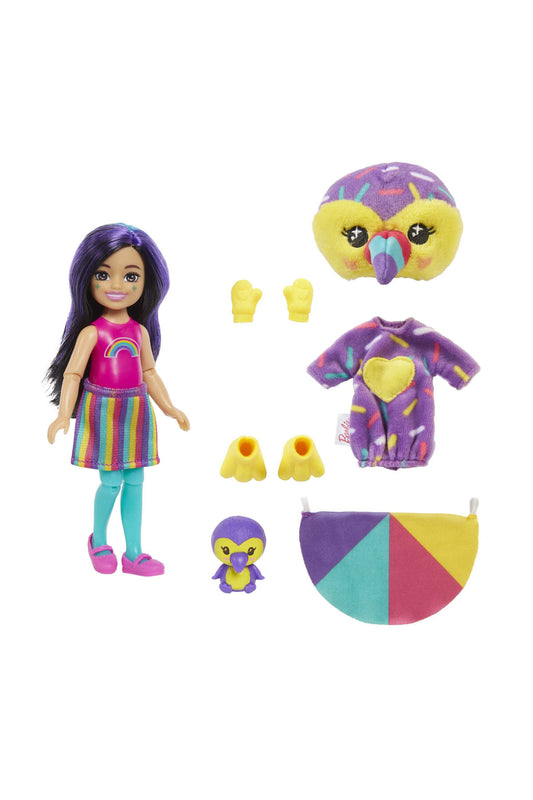 Barbie Cutie Reveal Bebekler Chelsea Tropikal Orman Serisi HKR16