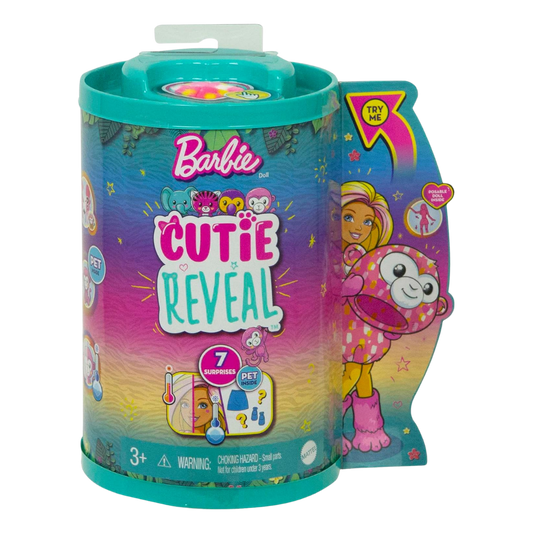 Barbie Cutie Reveal Bebekler Chelsea Tropikal Orman Serisi HKR14