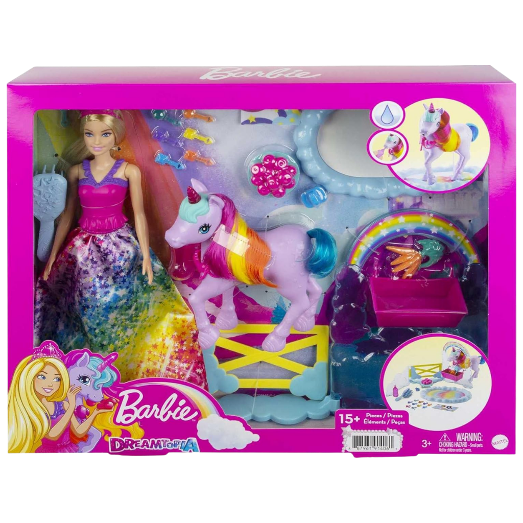 Barbie Dreamtopia Bebek ve Tek Boynuzlu At GTG01