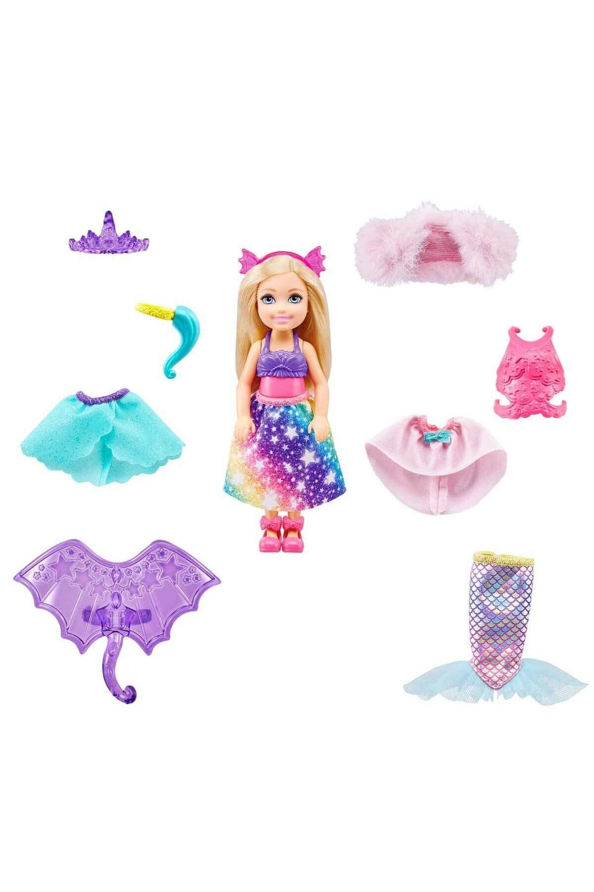 Barbie Dreamtopia Chelsea ve Kostümleri Oyun Seti GTF40