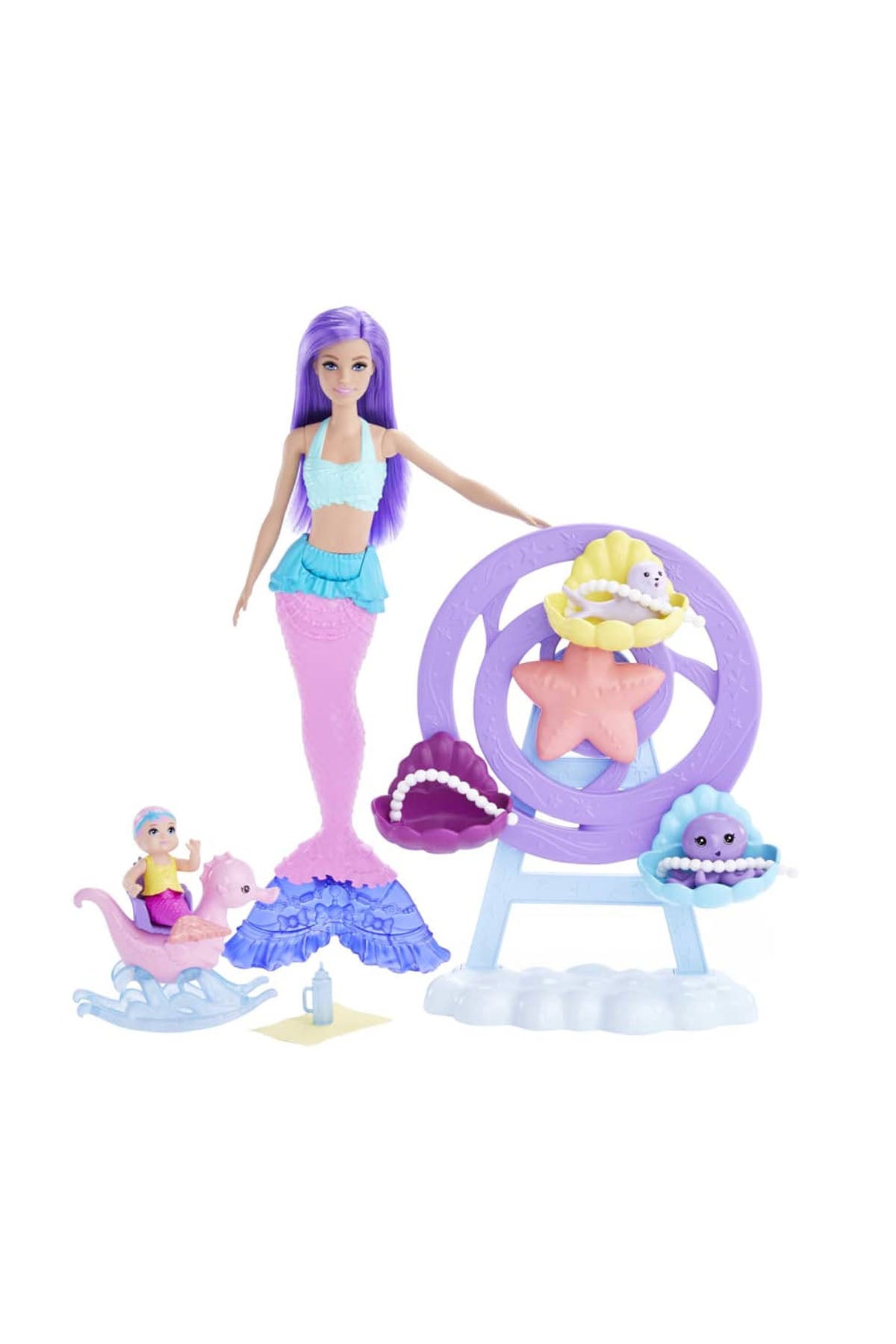 Barbie Dreamtopia Deniz Kızı Bebek ve Çocuk Oyun Alanı