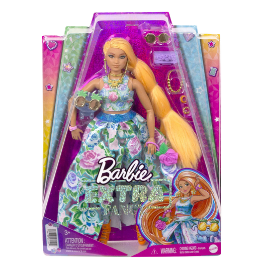 Barbie Extra Fancy Çiçekli Kostümlü Bebek HHN14