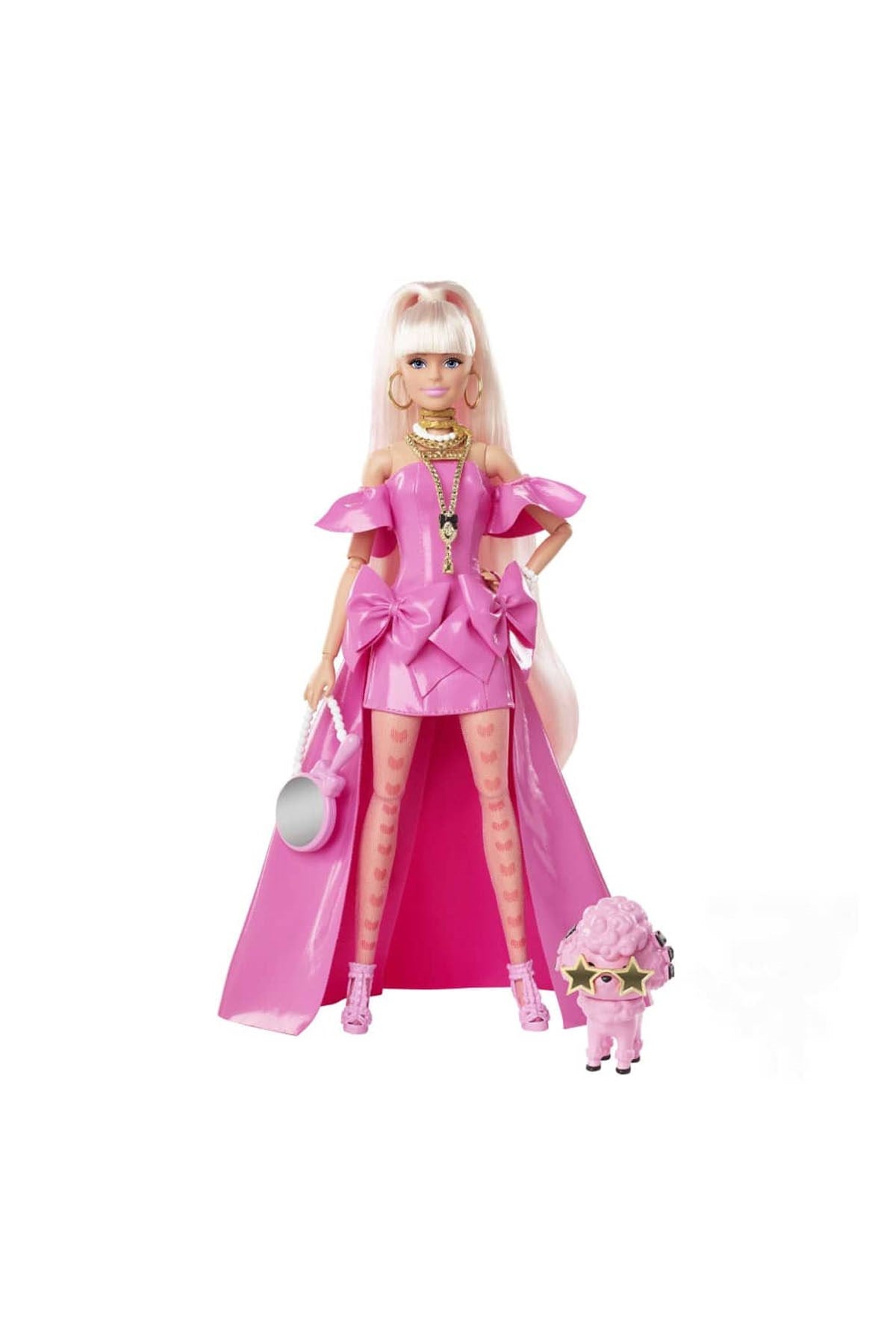 Barbie Extra Fancy - Pembe Kostümlü Bebek