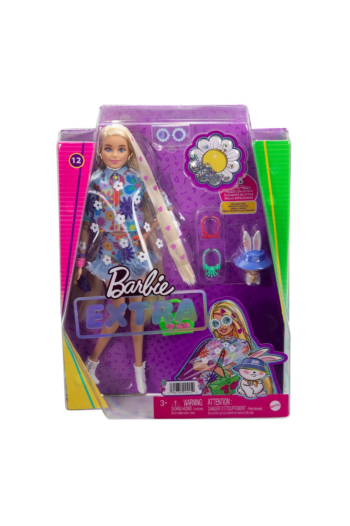 Barbie Extra - Mavi Etekli Bebek