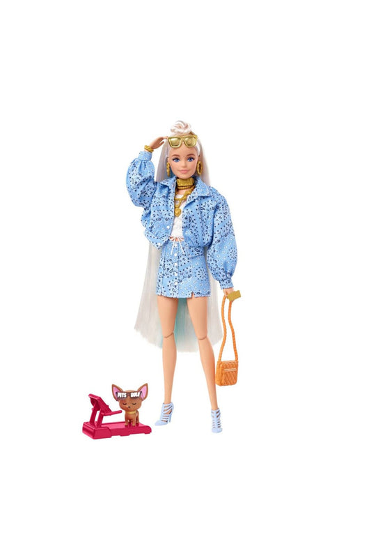 Barbie Extra - Mavi Takımlı Bebek HHN08