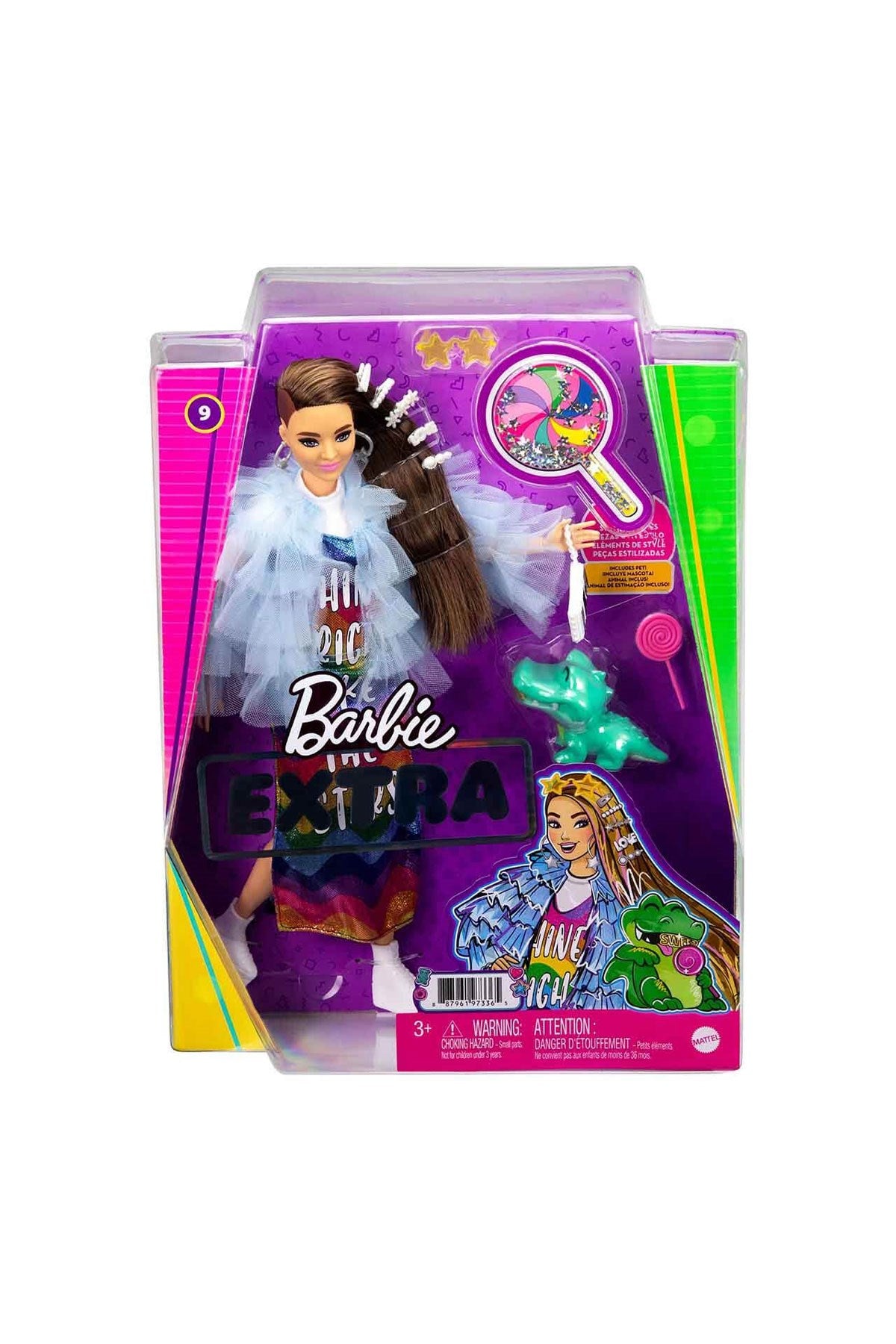 Barbie Extra - Sarı Ceketli Bebek GYJ78