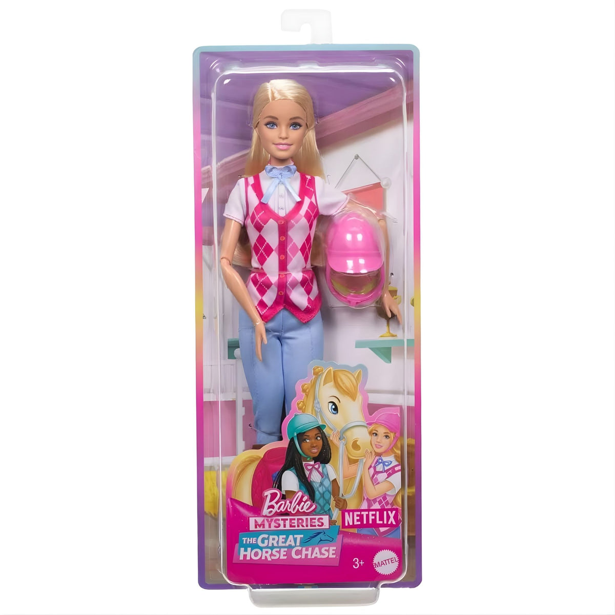 Barbie Great Horse Chase Barbie Binici Bebek Malibu HXJ38