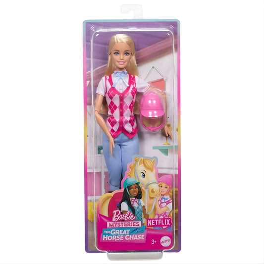 Barbie Great Horse Chase Barbie Binici Bebek Malibu HXJ38