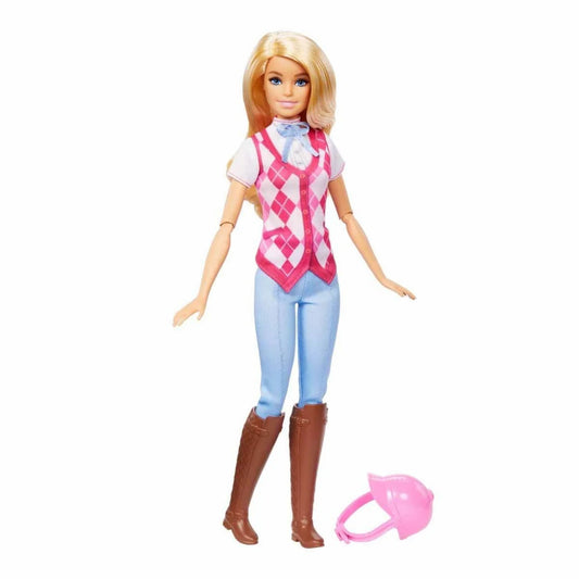 Barbie Great Horse Chase Barbie Binici Bebek Malibu HXJ38