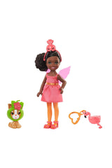 Barbie Kostümlü Chelsea ve Hayvacığı Oyun Setleri - Avokado Temalı GJW30