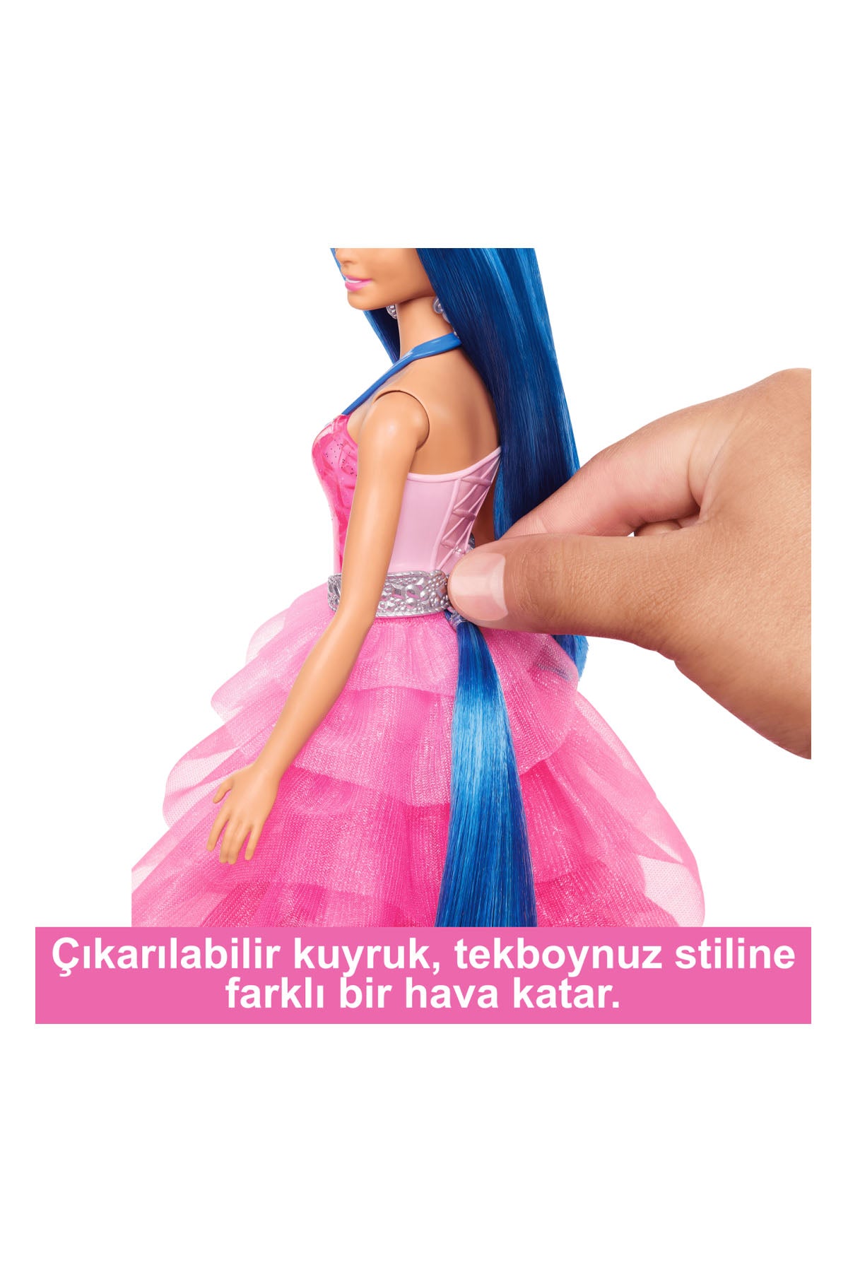 Barbie Mavi Saçlı Prenses Bebek