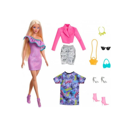 Barbie Moda Bebek Kıyafetleri ve Akseasuarları HYT61