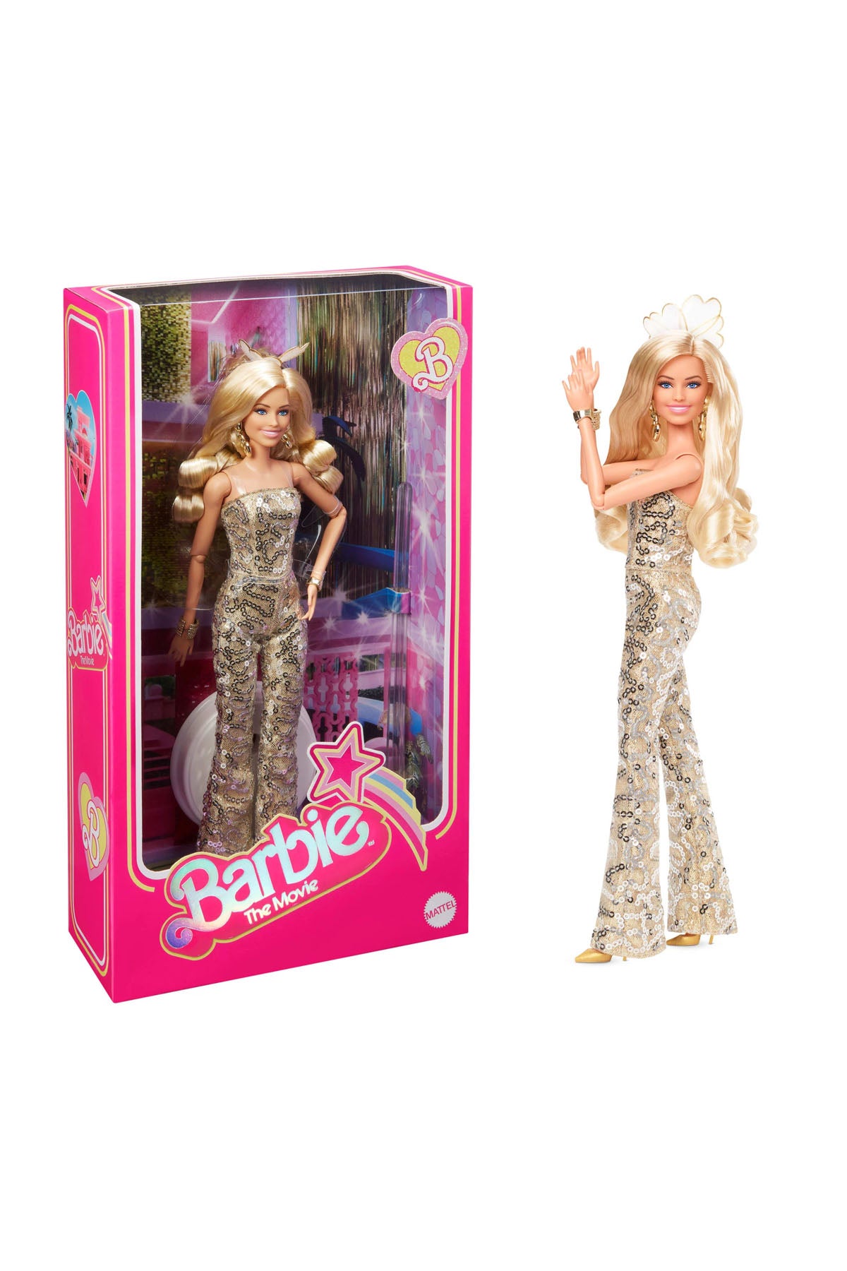 Barbie Movie - Barbie Gold Tulumlu Bebek