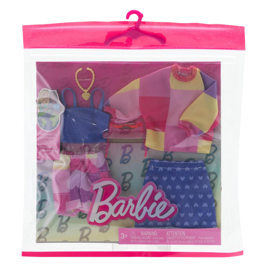 Barbie’nin Kıyafet Koleksiyonu 2’li Paketler HRH42