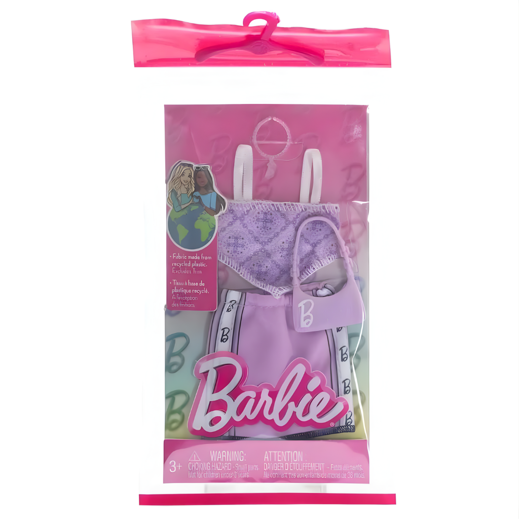Barbie’nin Son Moda Kıyafetleri Mor Takım HRH37