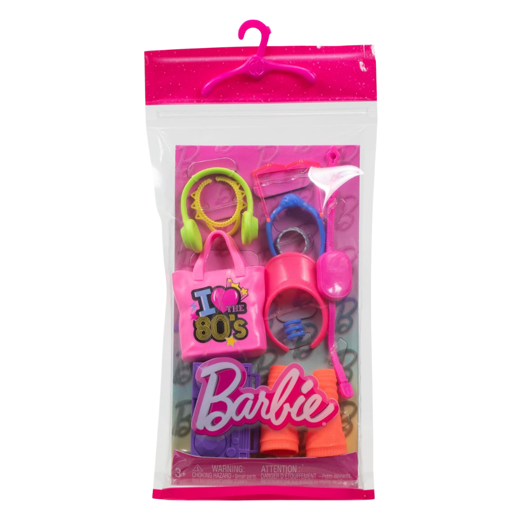 Barbie'nin Moda Aksesuarları Paketleri I Love The 80s HWV74