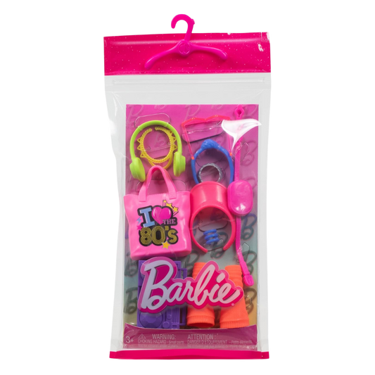 Barbie'nin Moda Aksesuarları Paketleri I Love The 80s HWV74