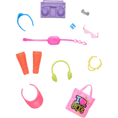 Barbie'nin Moda Aksesuarları Paketleri I Love The 80s HWV74