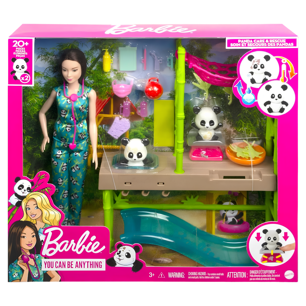 Barbie Panda Bakımı Oyun Seti HKT77