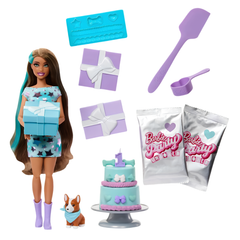 Barbie Parti Paketi Minik Dostumun Doğum Günü Serisi Pembe Kutu JFG72