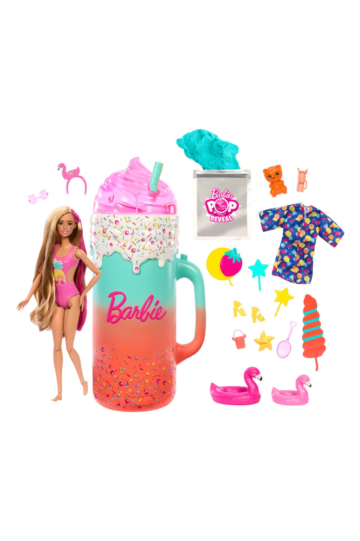 Barbie Pop Reveal Sürprizli Bardak Oyun Seti