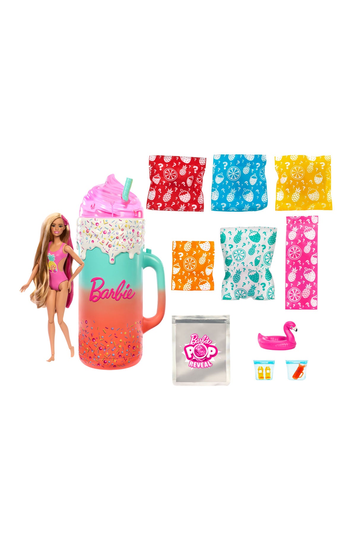 Barbie Pop Reveal Sürprizli Bardak Oyun Seti