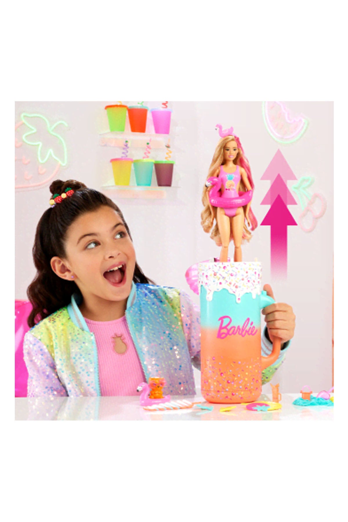 Barbie Pop Reveal Sürprizli Bardak Oyun Seti