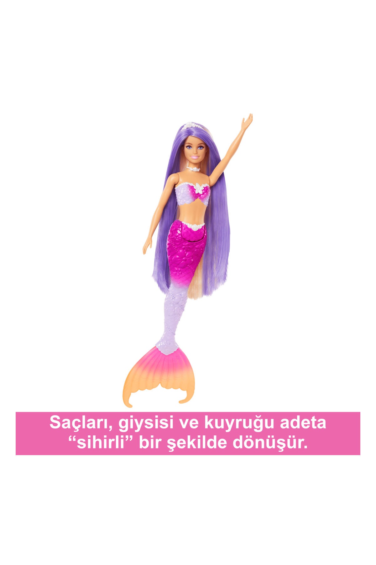 Barbie Renk Değiştiren Deniz Kızı ve Aksesuarları