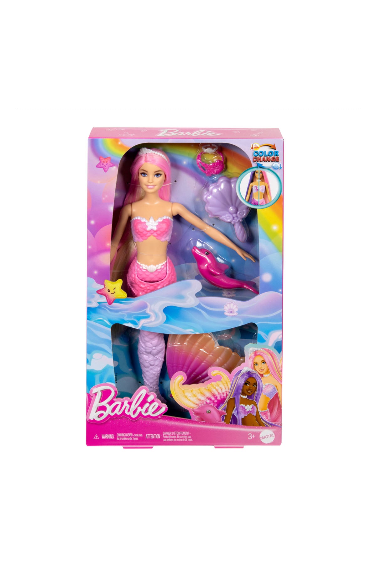 Barbie Renk Değiştiren Deniz Kızı ve Aksesuarları