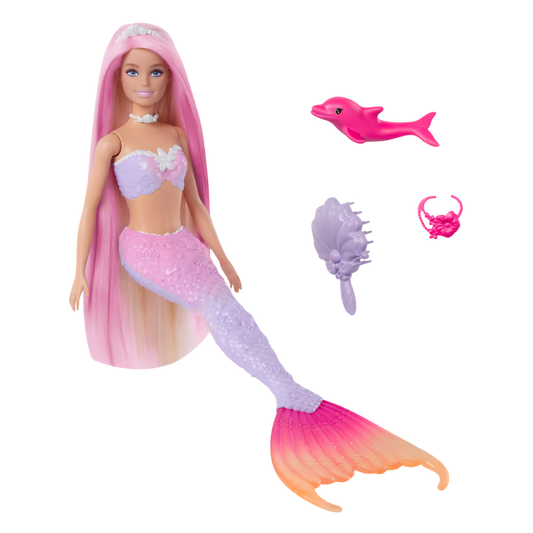 Barbie Renk Değiştiren Deniz Kızı ve Aksesuarları HRP97