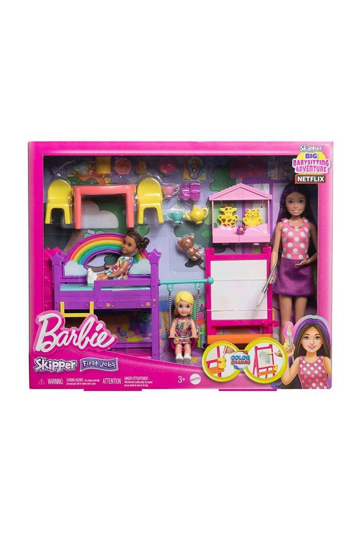 Barbie Skipper Bebek Bakıcılığı Eğlencesi Oyun Seti