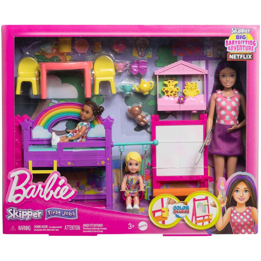 Barbie Skipper Bebek Bakıcılığı Eğlencesi Oyun Seti HND18