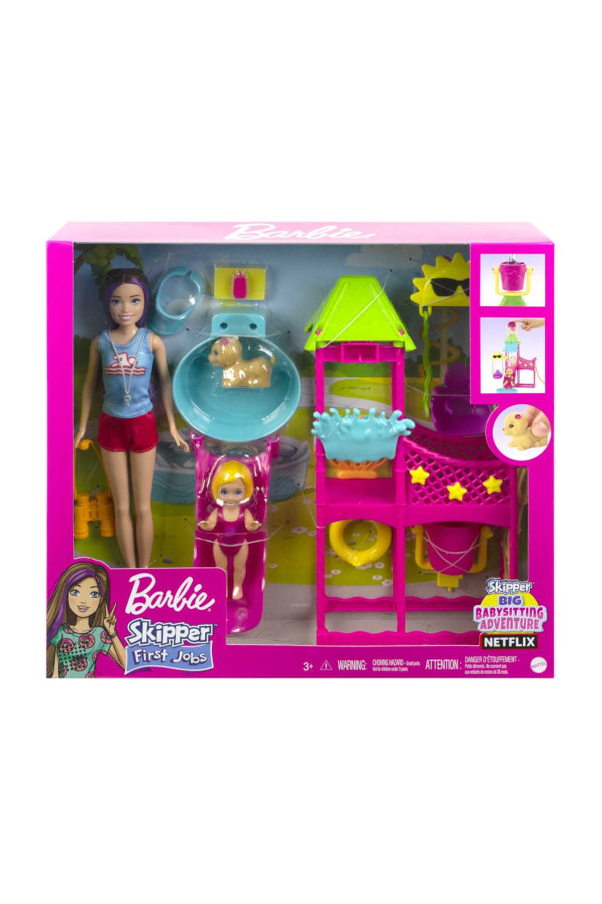 Barbie Skipper'ın Su Parkı Eğlencesi Oyun Seti