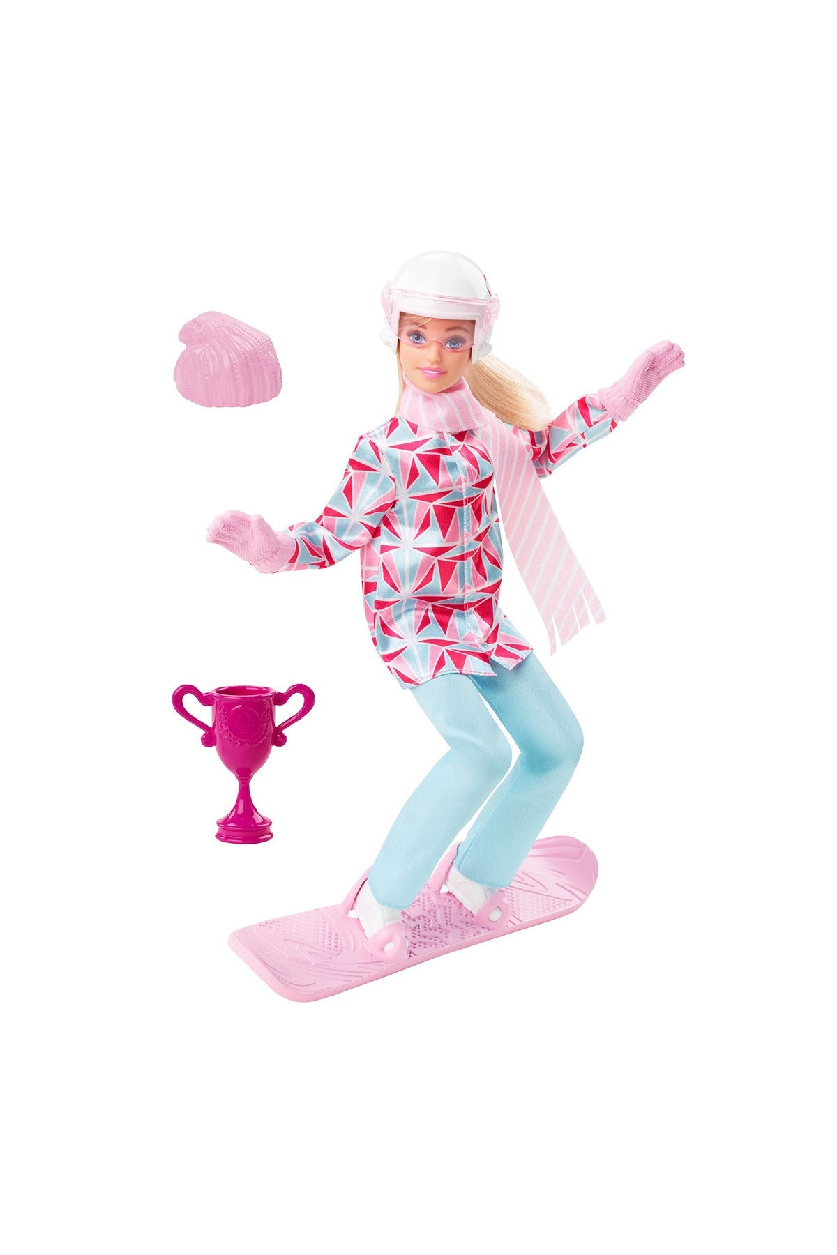 Barbie Snowboard Sporcusu Bebek