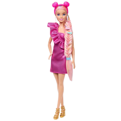 Barbie Upuzun Muhteşem Pembe Saçlı Bebek JDC85