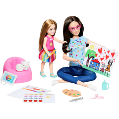 Barbie ve Chelsea Sanat Atölyesi Oyun Seti HRG48