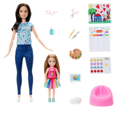 Barbie ve Chelsea Sanat Atölyesi Oyun Seti HRG48