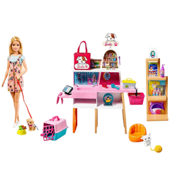 Barbie ve Evcil Hayvan Dükkanı Oyun Seti GRG90