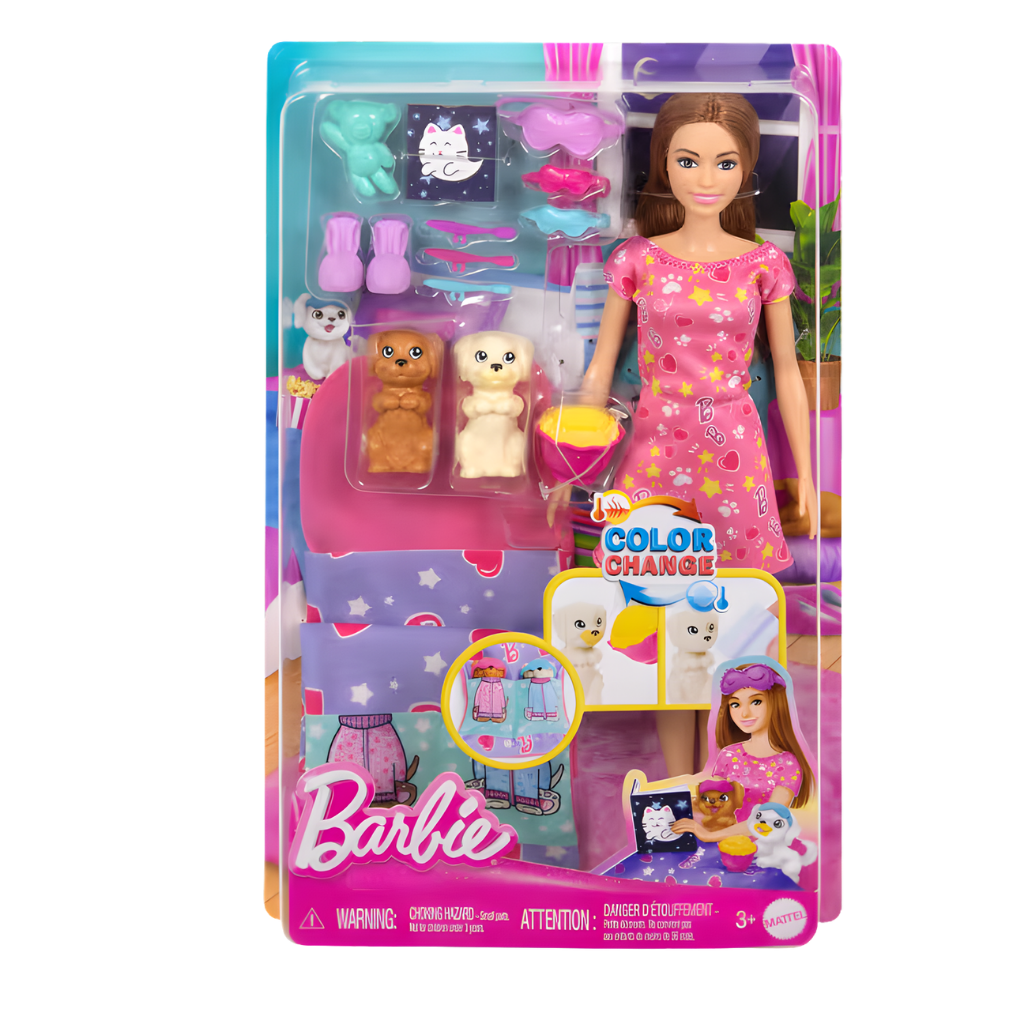 Barbie ve Köpekçikleri Pijama Partisi HXN01