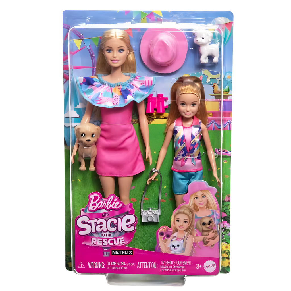 Barbie ve Stacie Kız Kardeşler İkili Set Hrm09