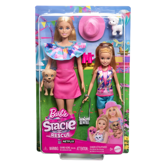 Barbie ve Stacie Kız Kardeşler İkili Set Hrm09