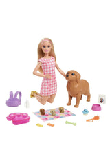 Barbie ve Yeni Doğan Köpekler Oyun Seti HCK75